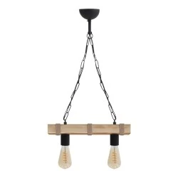 Vero Megapap wooden ceiling light in natural color 40x8x65cm. Vero Megapap wooden ceiling light in natural color 40x8x65cm.