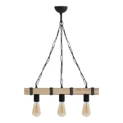 Vero Megapap wooden ceiling light in natural - black color 50x8x65cm. Vero Megapap wooden ceiling light in natural - black color 50x8x65cm.