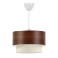 Whitehouse Megapap fabric ceiling lamp in brown color 30x20x55cm.