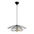 Yildo Megapap E27 metallic ceiling lamp in black color Φ50x111cm.