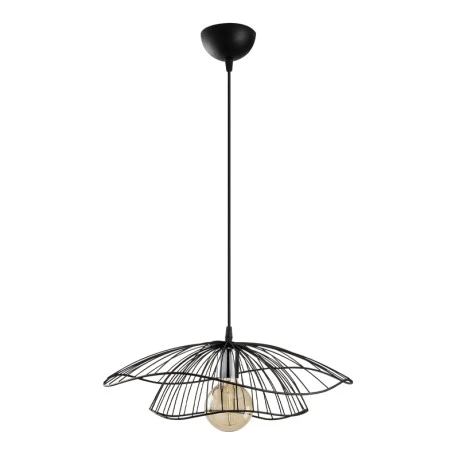Yildo Megapap E27 metallic ceiling lamp in black color Φ50x111cm.