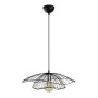 Yildo Megapap E27 metallic ceiling lamp in black color Φ50x111cm.