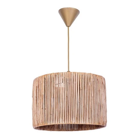 Zale Megapap E27 paper ceiling light in natural color 28x28x65cm.