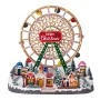 XMAS FERRIS WHEEL ANIMATED WITH ADAPTOR LIGHTS MUSIC AND MOVEMENT 50Χ28Χ50CM