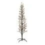 ILLUMINATED XMAS TREE 150CM WITH 2000 WARM WHITE LED ON BLACK METAL BASE D45CM