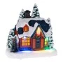 CHRISTMAS RESIN LED HOUSE 16X10Χ17CM BATTERY OPPERATED