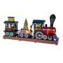 CHRISTMAS RESIN TRAIN WITH ADAPTOR LED LIGHTS WITH MUSIC AND MOVEMENT 37X9Χ17,5CM