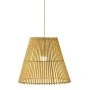 NATURAL BAMBOO CEILING LAMP D37Χ30CM