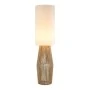 NATURAL PAPER ROPE FLOOR LAMP WITH WHITE SHADE D28X130CM