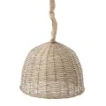 DECO GREY WILLOW CEILING LIGHT W LAMP LINE 38x28CM