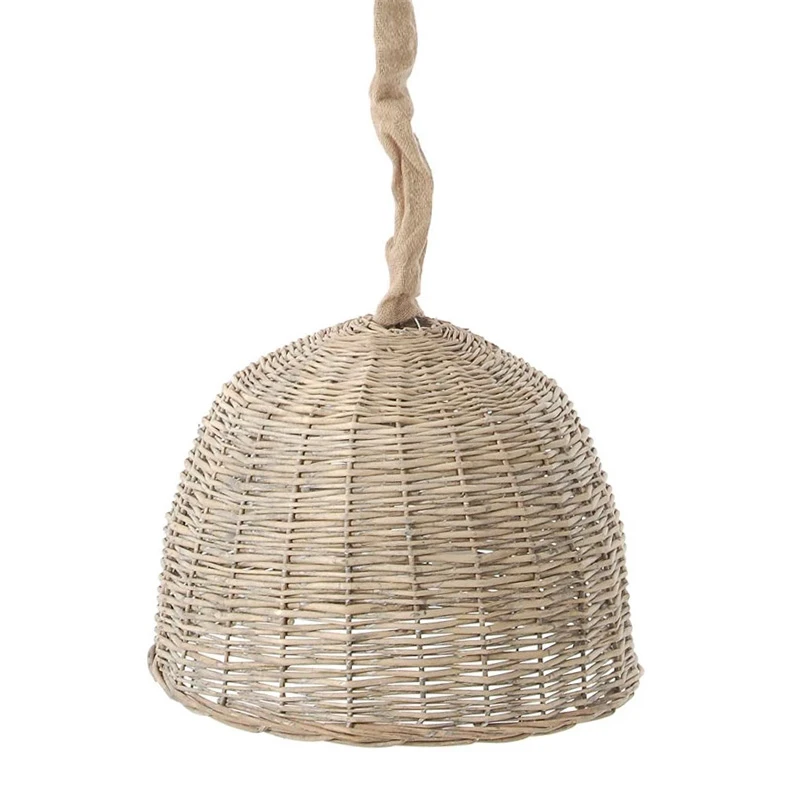 DECO GREY WILLOW CEILING LIGHT W LAMP LINE 38x28CM