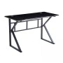 ΓΡΑΦΕΙΟ 120X60X75εκ.ΜΑΥΡΟ MDF/ΜΑΥΡΟ ΜΕΤΑΛΛΙΚΟ