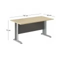 BASIC Desk 180x80cm DG/Beech