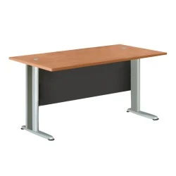 Basic professional office in dark grey - cherry color 120x80x75cm.