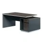 ADVANCE Desk 200x80 Dark Walnut/Grey