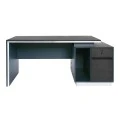 ADVANCE Desk 200x80 Dark Walnut/Grey
