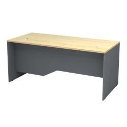 Venturo Megapap melamine working desk in anthracite - oak color 180x80x75cm. Venturo Megapap melamine working desk in anthracite - oak color 180x80x75cm.