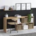 Blake Megapap melamine working desk in oak color 145x45x74cm.
