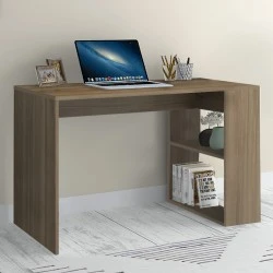 Mikro Megapap melamine office desk in walnut color 120x60x75cm. Mikro Megapap melamine office desk in walnut color 120x60x75cm.