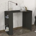 Netenia Megapap melamine desk in anthracite color 90x40x74cm.