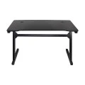 GAMING Desk 120x60x75cm Τype Carbon/Black Steel