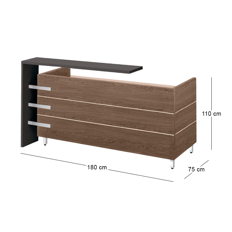 Reception PROLINE Dark Walnut/Black