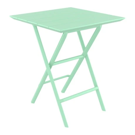 HELEN OPALINE GREEN 60Χ60X74εκ. ΤΡΑΠΕΖΙ ΠΤΥΣ/ΝΟ ΠΟΛ/ΝΙΟΥ