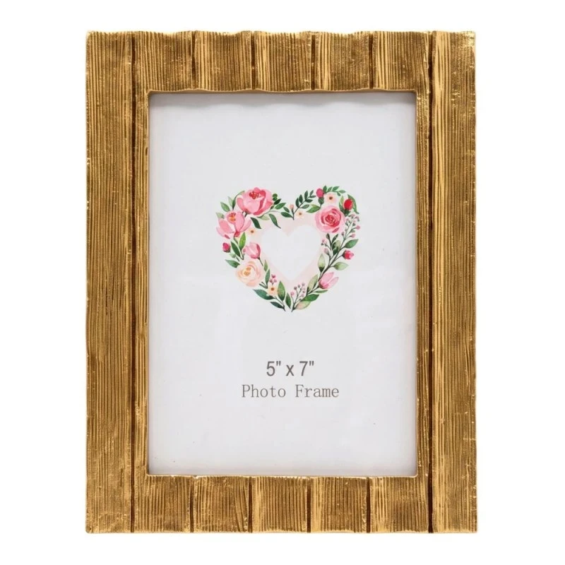 GOLD RESIN PHOTO FRAME 13X18CM