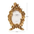 GOLD RESIN ANGEL PHOTO FRAME 10X15CM