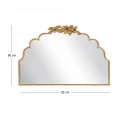GOLD METAL FRAME MIRROR 92X60CM
