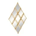 GOLD METAL FRAME WALL MIRROR 58X95 CM