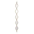 DECO GOLD METAL WALL MIRROR 15X2,5X160CM