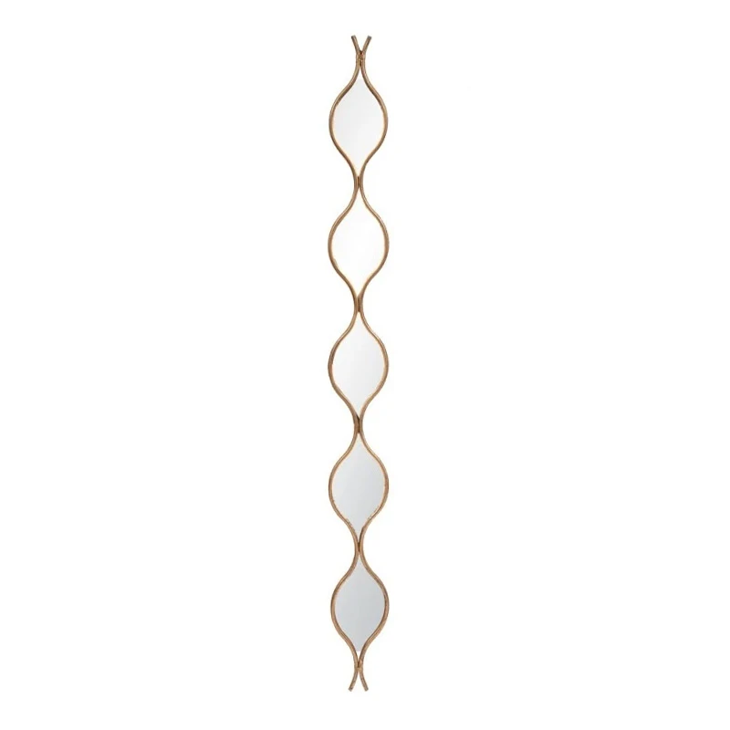 DECO GOLD METAL WALL MIRROR 15X2,5X160CM