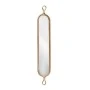 DECO GOLD METAL WALL MIRROR 20X4X120CM