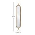 DECO GOLD METAL WALL MIRROR 20X4X120CM