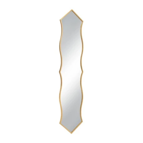 GOLD METAL WALL MIRROR 30X150CM