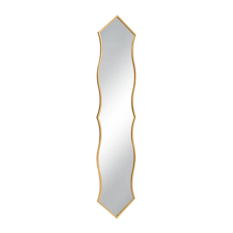 GOLD METAL WALL MIRROR 30X150CM