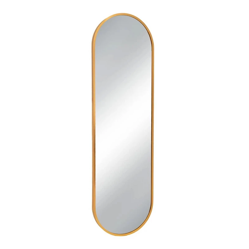 GOLD METAL WALL MIRROR 40X3X160CM