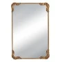 GOLD METAL RECTANGLE WALL MIRROR 61X86CM