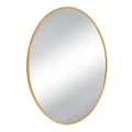 GOLD METAL OVAL WALL MIRROR 60X3X80CM