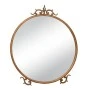 GOLD METAL WALL MIRROR 60X69CM