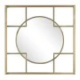 GOLD METAL SQUARE MIRROR 60X60X2CM