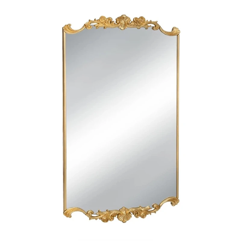 VINTAGE GOLD MDF AND RESIN WALL MIRROR 60X3,5X101CM