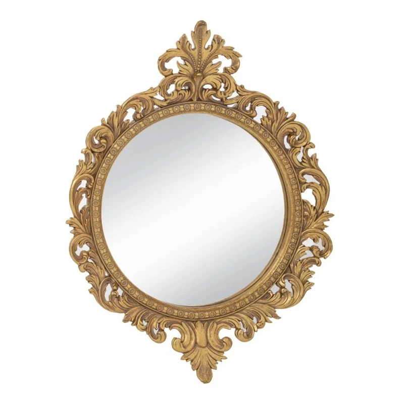 DECO VINTAGE ROUND WALL MIRROR 33,5Χ4X45CM