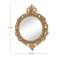 DECO VINTAGE ROUND WALL MIRROR 33,5Χ4X45CM
