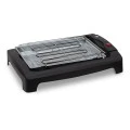 Electric barbeque grill of 2000W in black color 50x36x9cm.