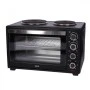 Ηλεκτρικό φουρνάκι  Muhler MN-3809 - 1600 watt - 38 λιτρών σε χρώμα μαύρο