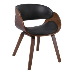 JOY Armchair-Pro Walnut/Pu Black
