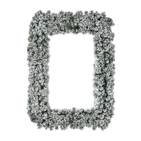 XMAS SNOWY GARLAND FRAME 105X140CM