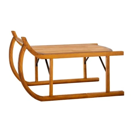 BROWN WOODEN SLEDGE 56Χ100Χ42CM